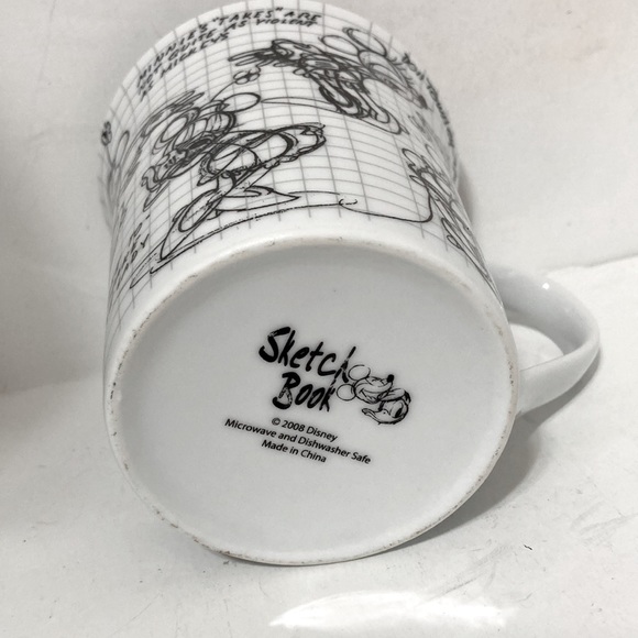 MINNIE MOUSE Sketch Book Disney Mug with Biscotti and Godiva Chocolates Gift Set - Picture 11 of 12